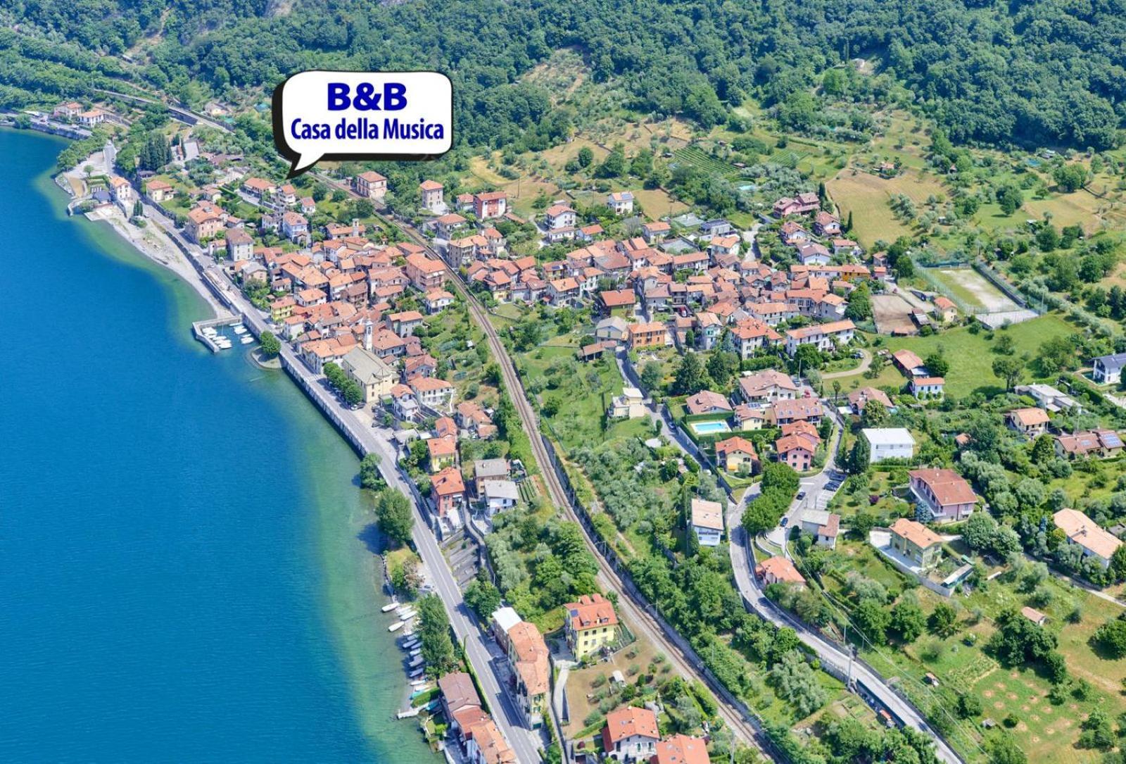 B&B-Foresteria Casa Della Musica Lake Como Mandello del Lario Exteriör bild